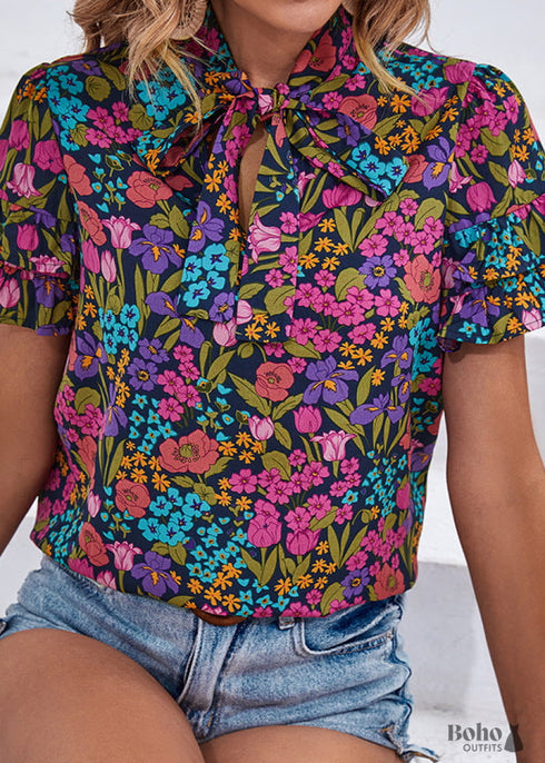 Boho Fashion Print Shirt